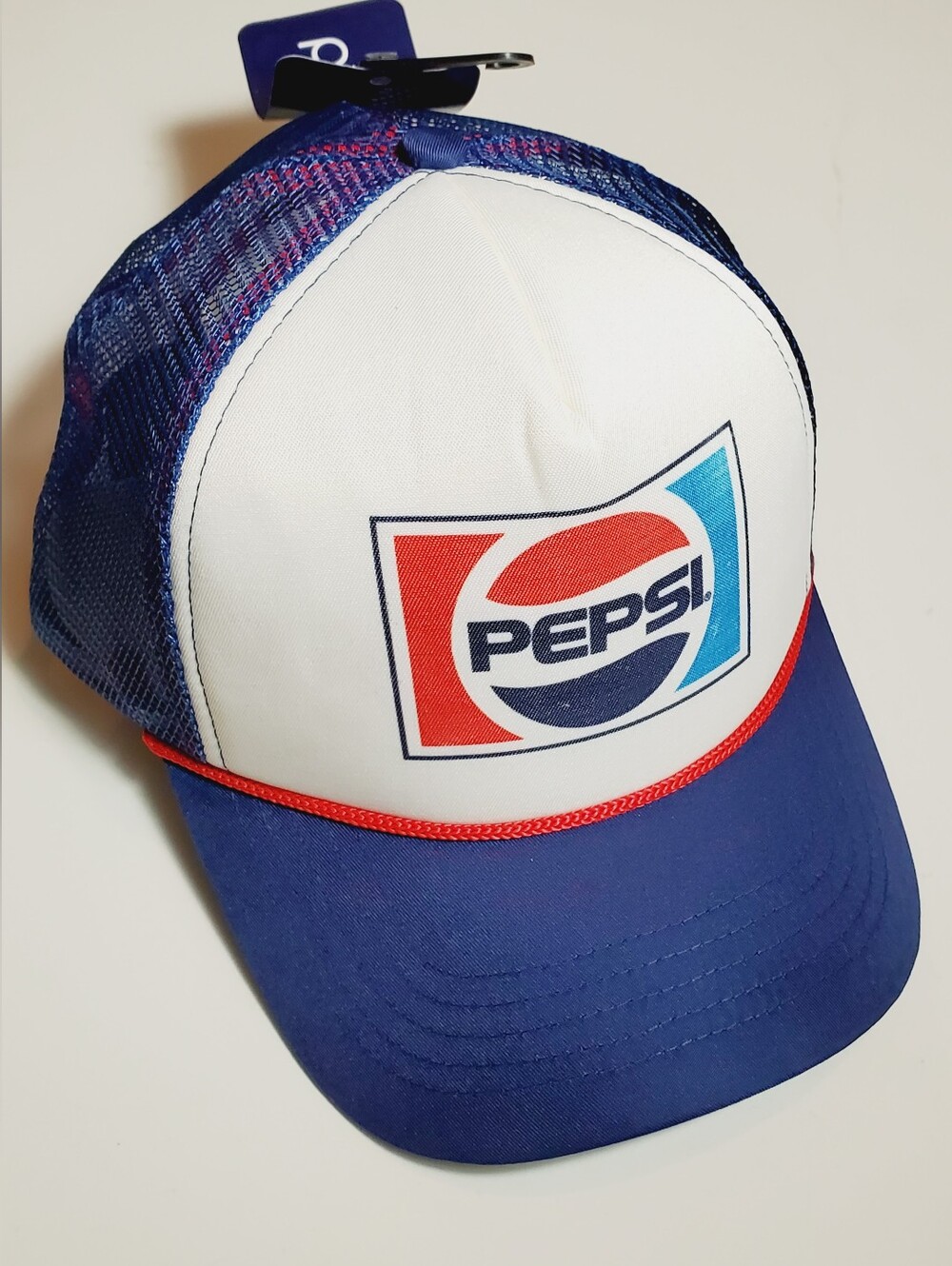 Pepsi Adult Unisex Adjustable Trucker Hat OSFM